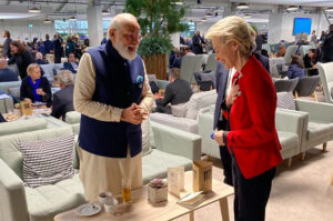 President of India Narendra Modi and President of the European CommissionUrsula Von Der Leyen